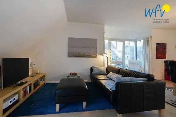 Wohnzimmer Juist Zauber - Haus 2 Ferienwohnung Caprasse