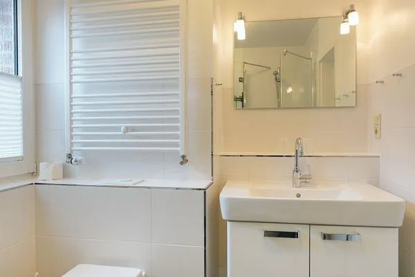 Badezimmer Juist Zauber - Haus 3 Ferienwohnung Möwennest