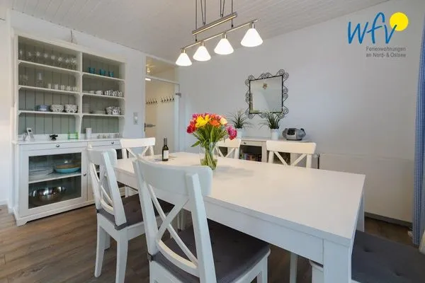 Wohnzimmer Juist Zauber - Haus 3 Ferienwohnung Möwennest