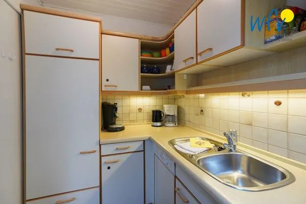 Küche / Küchenzeile Juist Zauber - Haus 3 Ferienwohnung Möwennest