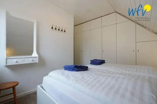 Schlafzimmer Juist Zauber - Haus 3 Ferienwohnung Möwennest