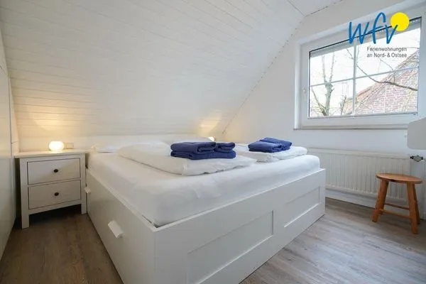 Schlafzimmer Juist Zauber - Haus 3 Ferienwohnung Möwennest
