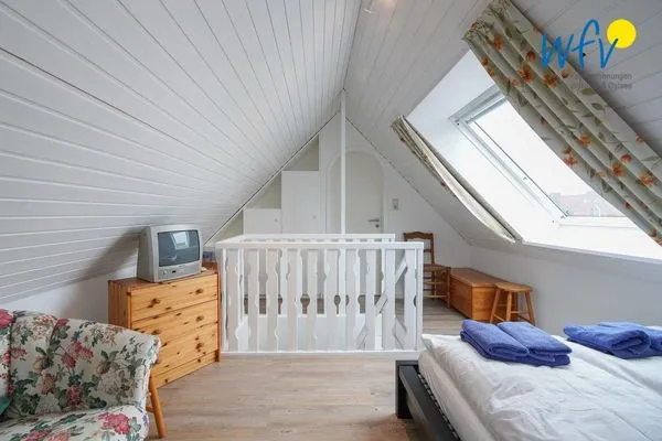 Schlafzimmer Juist Zauber - Haus 3 Ferienwohnung Möwennest