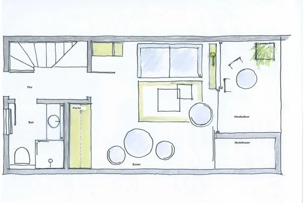 Grundriss  Nest am Dorfteich, App. 21