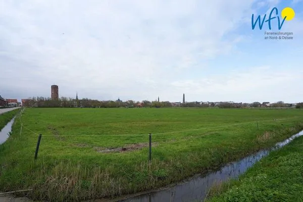 Blick auf Sehenswürdigkeit Moby Dick Ferienwohnung 65