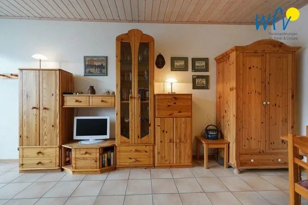 Wohnzimmer Moby Dick Ferienwohnung 65