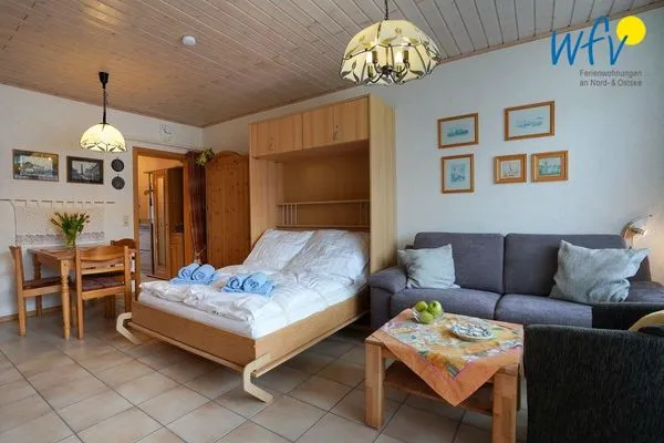 Wohnzimmer Moby Dick Ferienwohnung 65