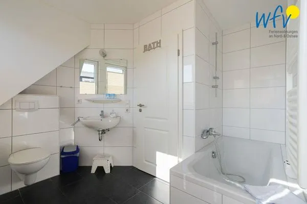Badezimmer Haus Gartenstraße Ferienwohnung Gartentraum