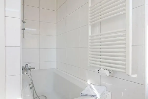 Badezimmer Haus Gartenstraße Ferienwohnung Gartentraum