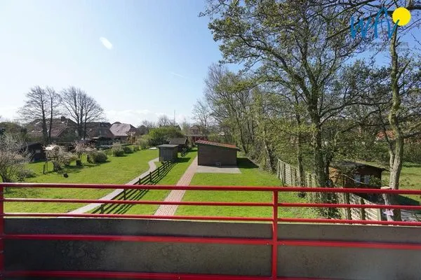 Balkon Haus Gartenstraße Ferienwohnung Gartentraum