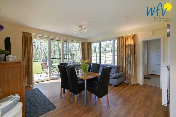 Wohnzimmer Haus Gartenstraße Ferienwohnung Gartentraum