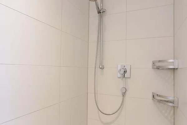 Badezimmer Haus Wilhelmshöhe Ferienwohnung Meeresblick