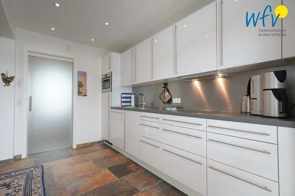 Küche / Küchenzeile Haus Wilhelmshöhe Ferienwohnung Meeresblick