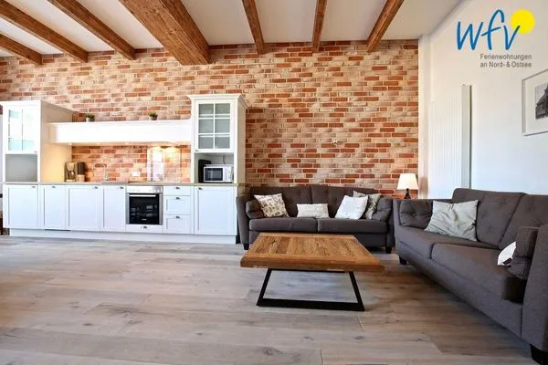 Wohnzimmer Alte Feuerwache Ferienwohnung 3