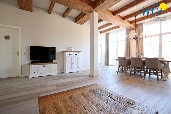 Wohnzimmer Alte Feuerwache Ferienwohnung 3