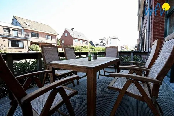 Terrasse Alte Feuerwache Ferienwohnung 3