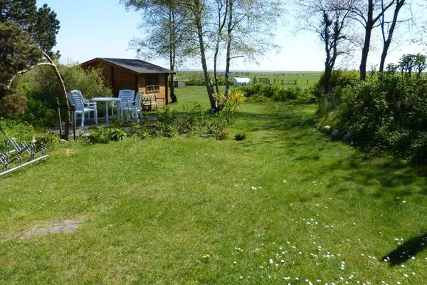 Garten der Ferienwohnung Reethuk in Norddorf auf Amrum Haus Pesel Ferienwohnung *Reethuk*