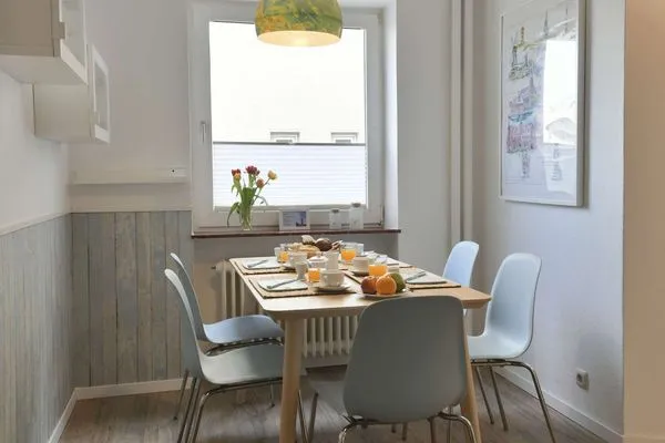 Essbereich Haus Nautica Ferienwohnung 215