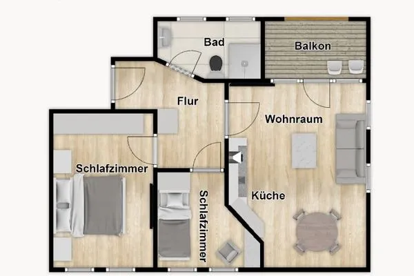 Grundriss Logirhaus Doyen Ferienwohnung 9