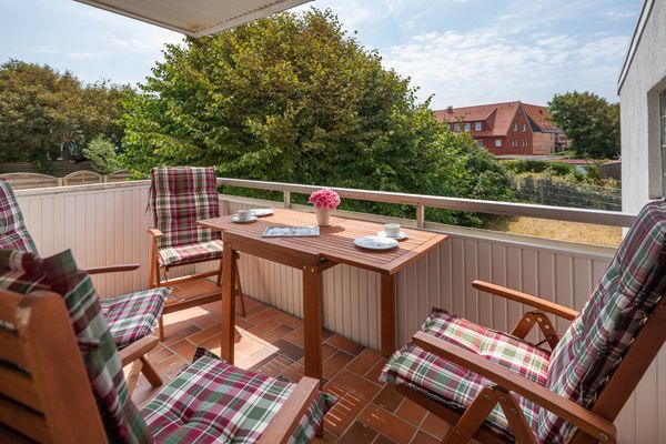  Haus Coordes Wohnung 1  - Balkon