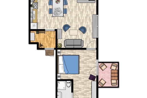  Haus Coordes Wohnung 1  - Grundriss