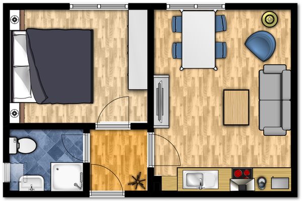  Haus Coordes Wohnung 3  - Grundriss