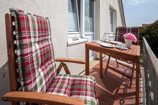  Haus Coordes Wohnung 4 Norderney - Balkon