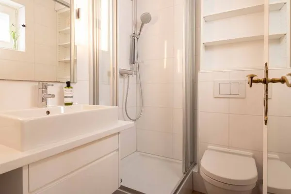 Badezimmer  Nest am Dorfteich, App. 21