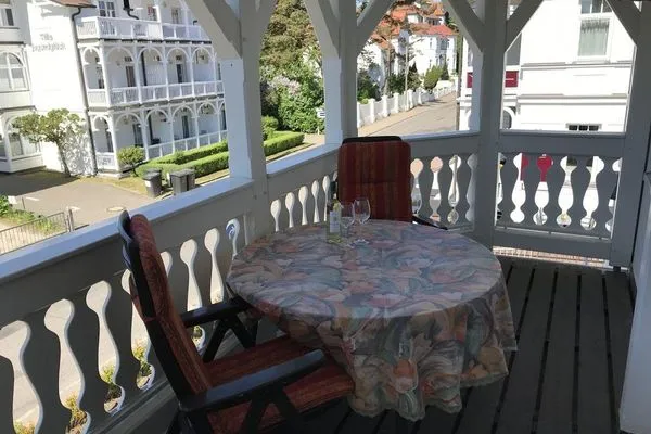 Balkon Haus Strandburg Ferienwohnung Möwenblick