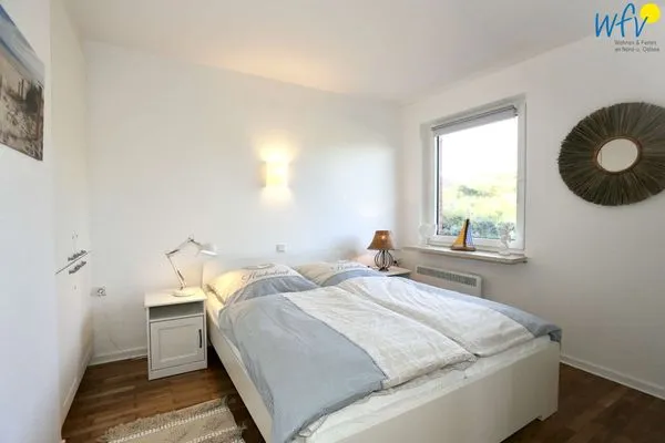 Schlafzimmer Haus Janine Ferienwohnung Meeresblume