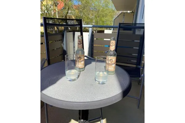 Balkon mit Bestuhlung Residenz am Strand Wohnung 3-50