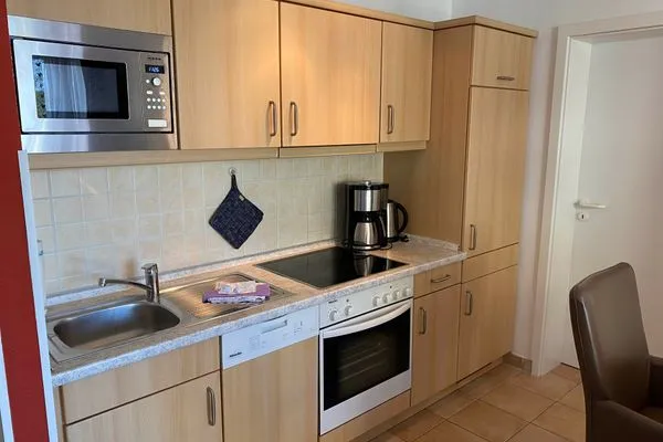 offene Küchenzeile Residenz am Strand Wohnung 3-50