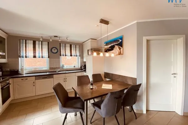 Wohnzimmer Weidenkieker Ferienwohnung 1