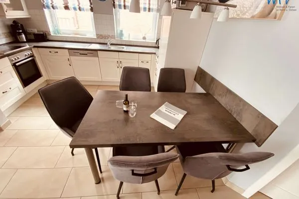 Wohnzimmer Weidenkieker Ferienwohnung 1