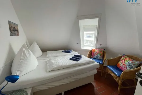 Schlafzimmer Haus Strandblick Ferienwohnung Meerblick 18