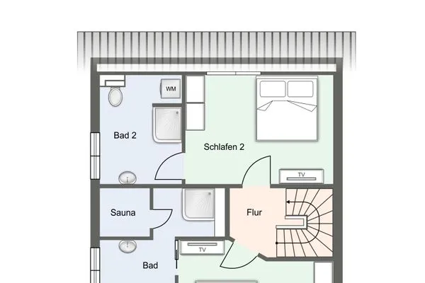 Summer Diek Ferienhaus Summerdiek 7 SPO Ording - Grundriss