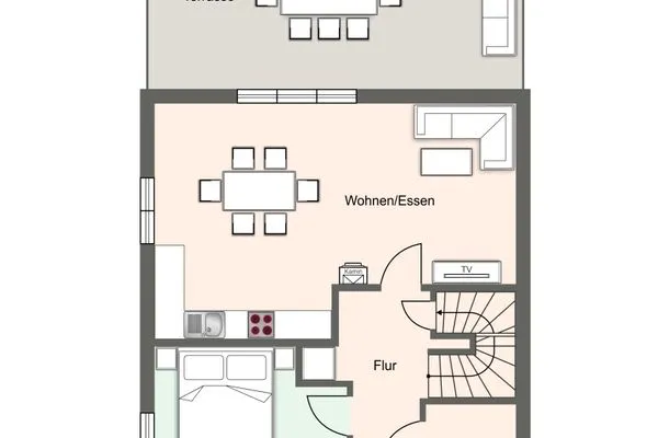 Summer Diek Ferienhaus Summerdiek 7 SPO Ording - Grundriss