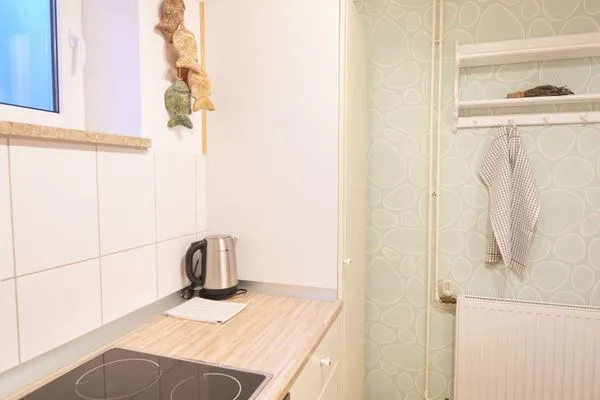 Küche / Küchenzeile  Ferienwohnung Brise 5, mit SPIELSCHEUNE direkt am Wittensee