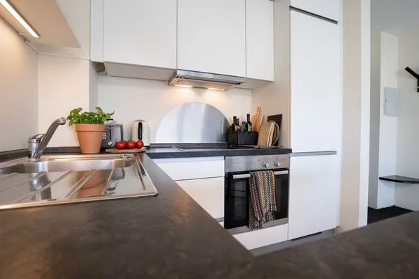 Küche / Küchenzeile  (DKK1f) Ferienwohnung "Meine kleine Perle"