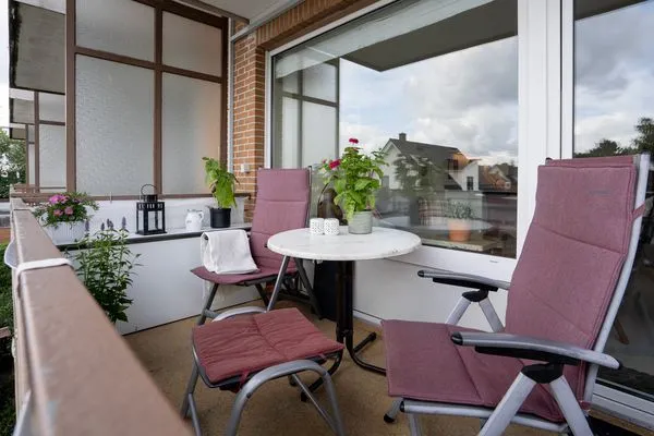 Balkon  (DKK1f) Ferienwohnung "Meine kleine Perle"