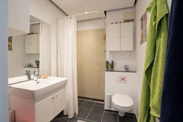 Badezimmer  (DKK1f) Ferienwohnung "Meine kleine Perle"