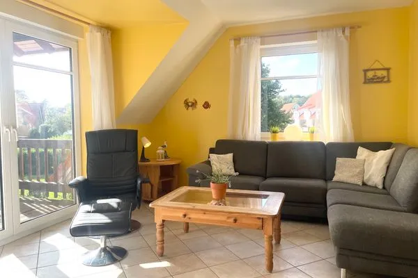 Hamburger Straße 7 FeWo 7 OG Sahlenburg - Wohnzimmer