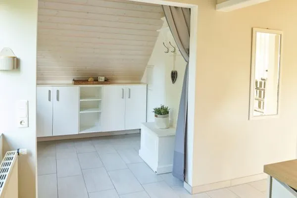 Küche / Küchenzeile  Ferienwohnung Wasserspiel am Wittensee - mit SPIELSCHEUNE