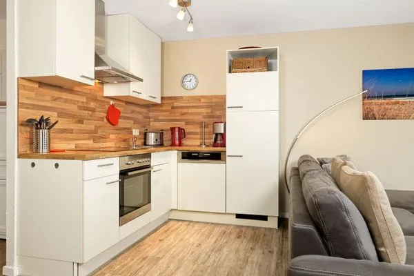 Küche / Küchenzeile Residenz am Yachthafen Hafentraum