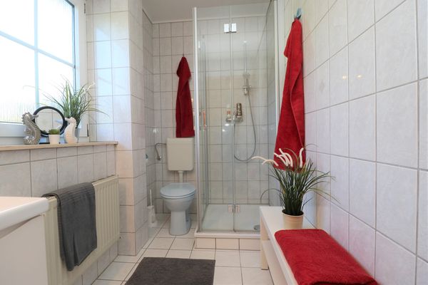 FERIENHÄUSER Doppelhaushälfte, Grüner Weg Ostseebad Wustrow - Badezimmer