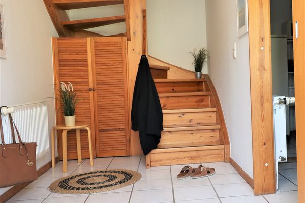 FERIENHÄUSER Doppelhaushälfte, Grüner Weg Ostseebad Wustrow - Fassade / Eingang