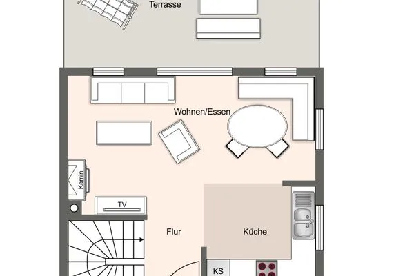 Ferienhaus Sonnenschein Sonnenschein SPO Dorf - Grundriss