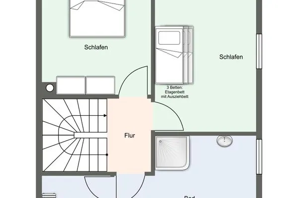 Ferienhaus Sonnenschein Sonnenschein SPO Dorf - Grundriss