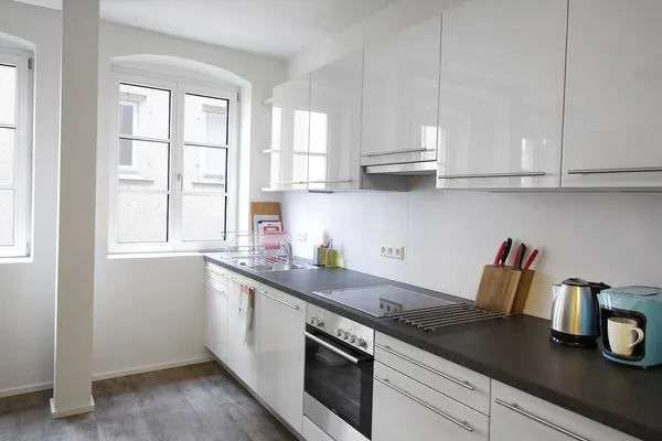 Multi-Fewo-Haus Zitronengässle 1 Ferienwohnung Mudita Lindau Insel - Küche