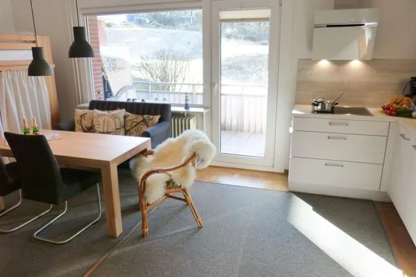 Küche / Küchenzeile Haus Seehund Ferienwohnung *Hörmann*